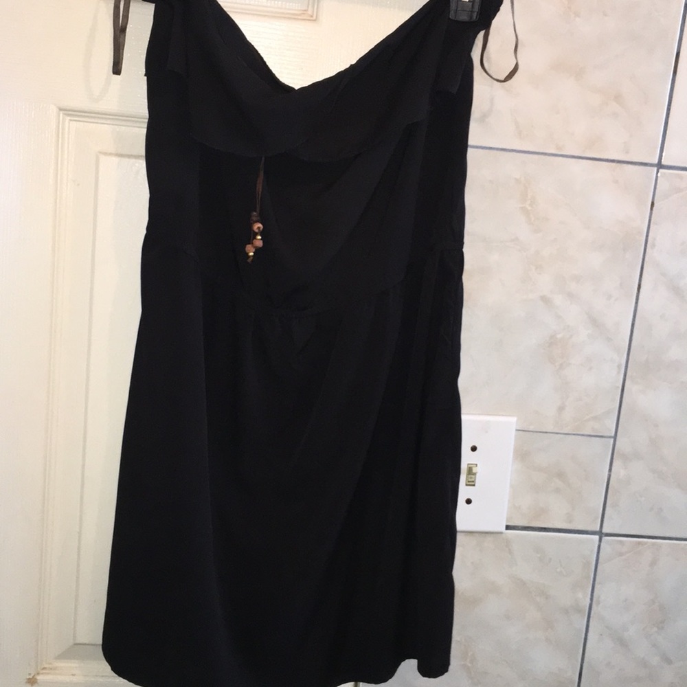 Black short dress